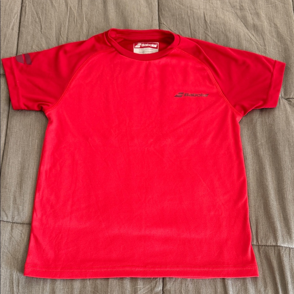 Babolat Kids' Short Sleeve Performance Tee - Red